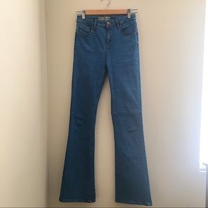 Topshop Moto Jamie Flare Jeans Size 28